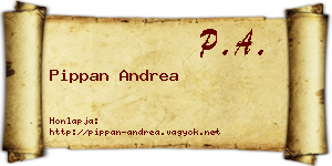 Pippan Andrea névjegykártya