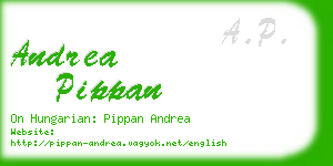 andrea pippan business card